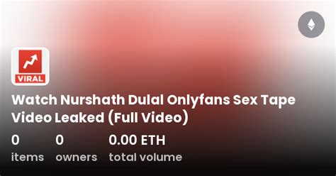 Nurshath Dulal Nude Onlyfans Video Leaked!